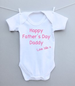 fathers day baby grow
