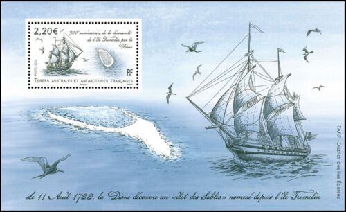 TAAF FRANCE ANTARCTIC 2022 SHIPS DIANE MAP NAVIRES SCHIFFE TROMELIN [#2217] - Picture 1 of 1