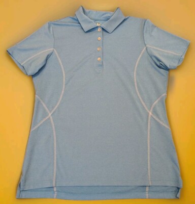 PETER MILLAR E4 Sun Summer Comfort Stretch Performance Polo Shirt Womens Large L