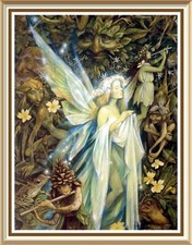 Gwenhwyfar Goddess Art Print - Celtic Mythical Queen Wall Decor
