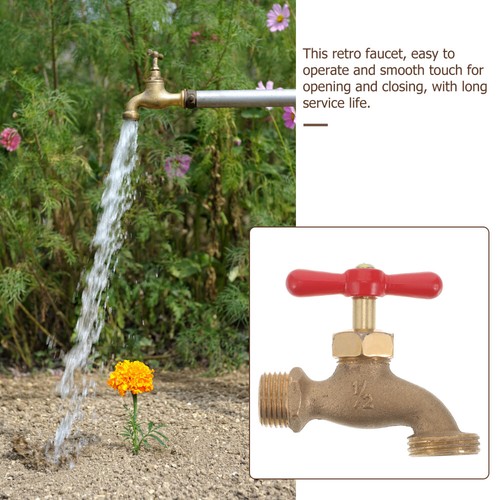 Messingwassermund Wasserhahn Für Den Außenbereich Ersatz-Wasserhahn - Bild 6 von 12