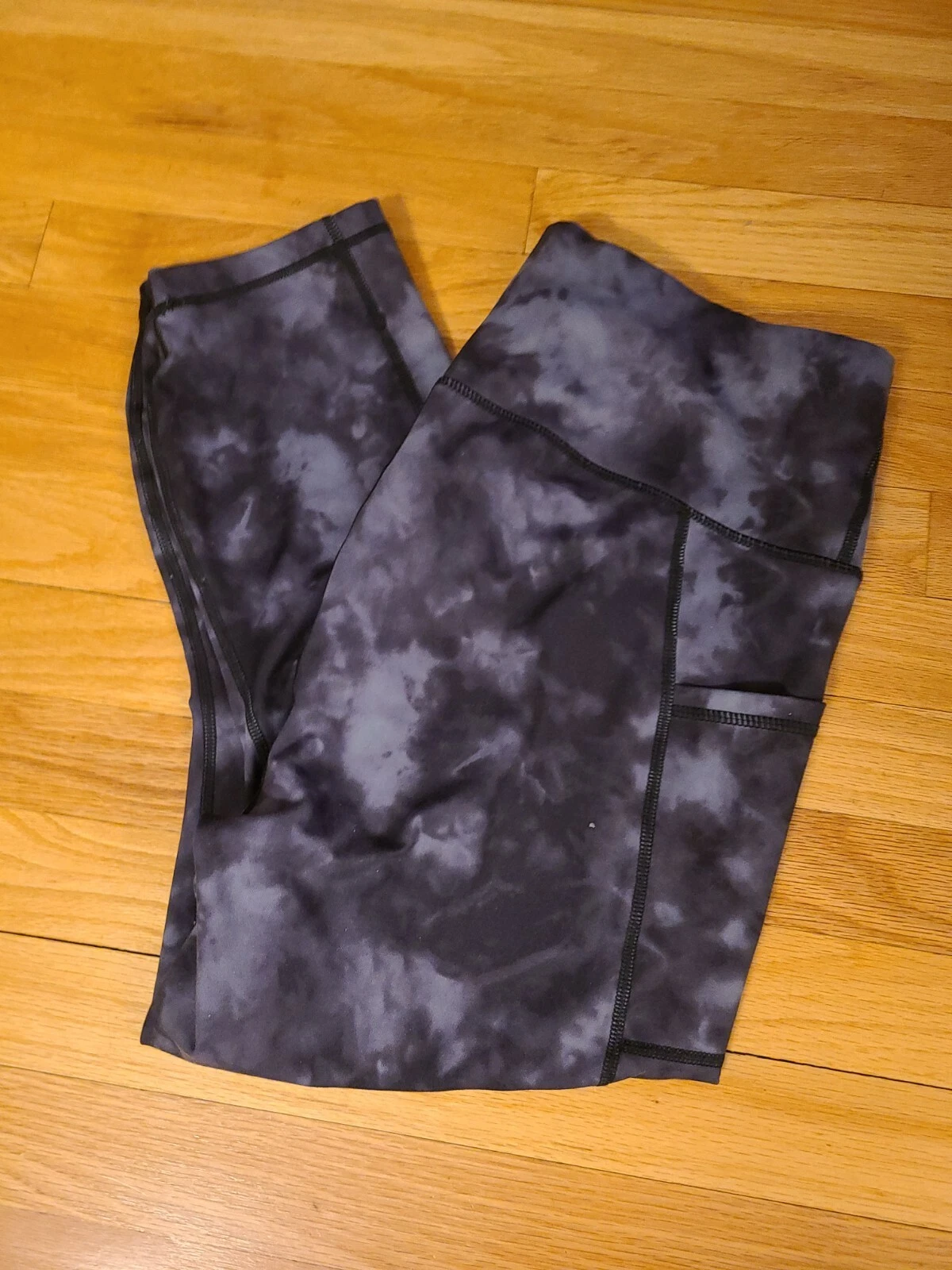 yogalicious lux plus patterned stretch compression leggings
