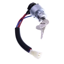 TC020-31820 Ignition Starter Switch with 3 Position 4 Connection Termials 2 Keys
