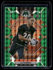 2023 Panini Mosaic #315 DJ Turner Green Mosaic