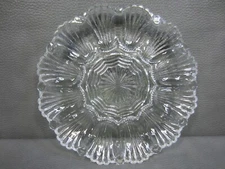  Deviled Egg Relish Tray Divided Platter Carnival Glass 9 3/4" Vintage