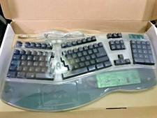 NEW CHIC ORTEK TECHNOLOGY ERGONOMIC USB EURO KEYBOARD EKB-880 GM8EKB104M DS-RM0