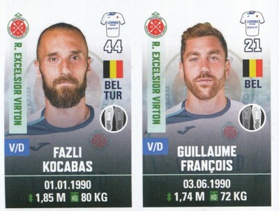 456 KOCABAS / GUILLAUME FRANCOIS ROYAL EXCELSIOR VIRTON STICKER PRO LEAGUE 2020