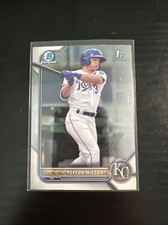 2022 Topps Bowman Chrome Peyton Wilson RC #BCP-85 1st Bowman Kansas City Royals