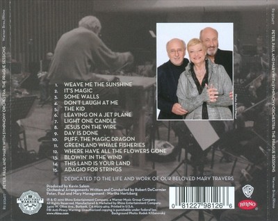 PETER, PAUL AND MARY - PETER PAUL AND MARY WITH SYMPHONY ORCHESTRA: THE PRAGUE S