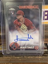2024 Topps Chrome Rookie Autograph #RA-JMA Justin Martinez RC AUTO Diamondbacks 