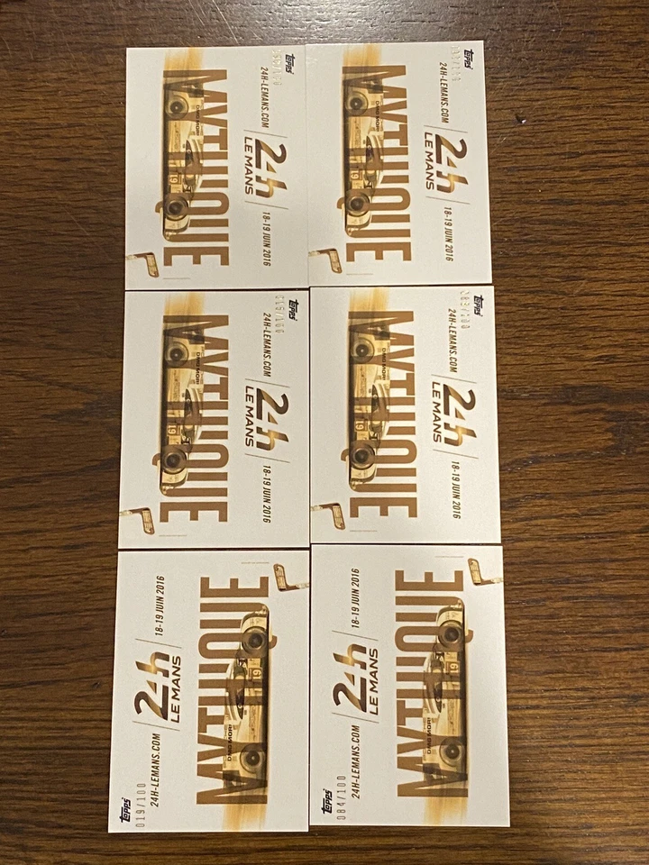 2023 Topps 2016 24H of Le Mans Poster Art #71 Gold Parallel /100 - Image 2 of 2