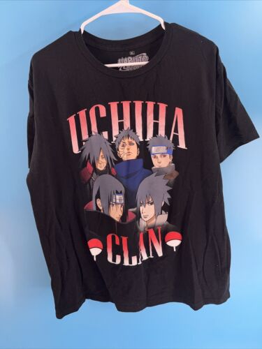 Naruto Uchiha Figur T-Shirt extra großer Clan - Bild 1 von 5