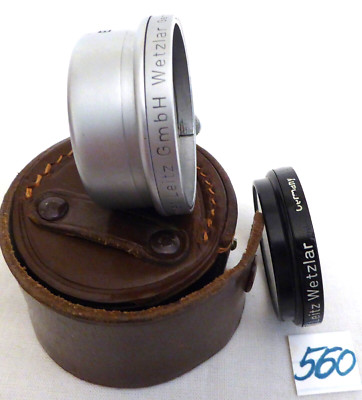 ERNST LEITZ WETZLAR GmbH Elmar 5cm GEGENLICHTBLENDE; U.V. E.Leitz WETZLAR (560)