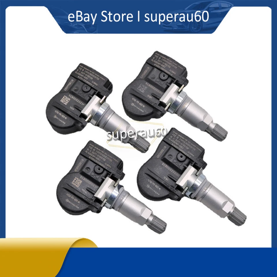 For Honda Accord CRV Crosstour Tire Pressure Monitoring System TPMS Sensor 4x - Image 2 of 4