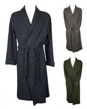 Vestaglia da camera RAGNO uomo lunga incrociata con tasche e cintura calda e mor