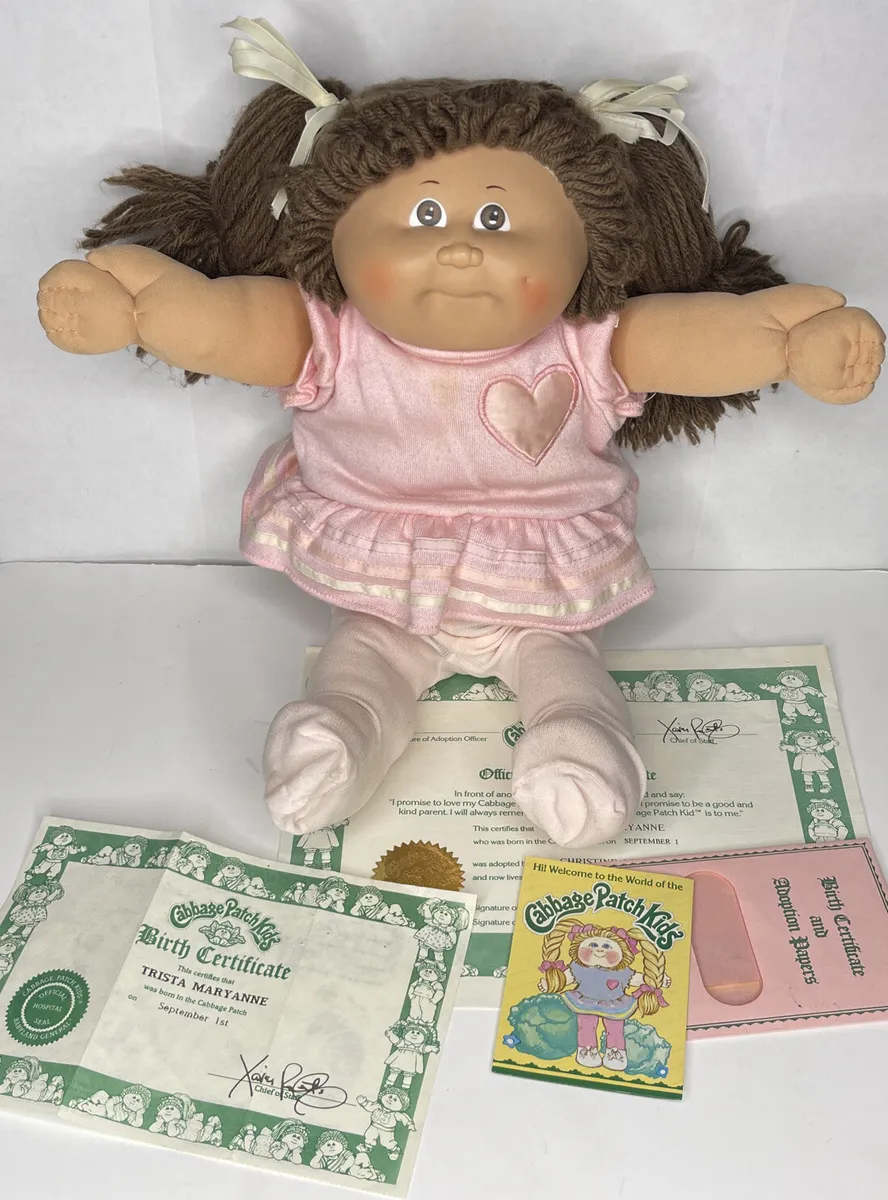 シリアルシール付 キャベツ畑人形 1978-1982 Cabbage Patch Kids Doll