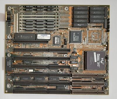 Biostar MB-1433UCV 486 ISA VLB retro Mainboard + Intel 80486DX2 66MHz + 8MB RAM