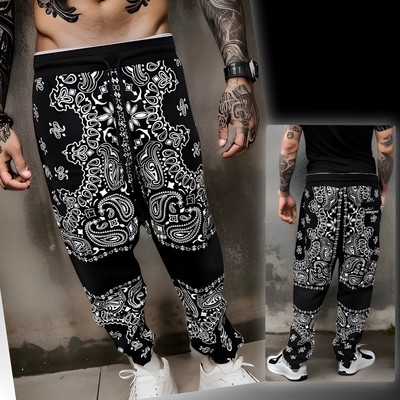 CROOKS & CASTLES^ (BLACK) *PAISLEY* JOGGER SWEATPANTS FOR MEN | eBay