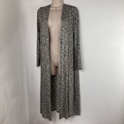 New Decree Cardigan Sweater Womens Medium Long Sleeve Below Knee Lightweight NWT