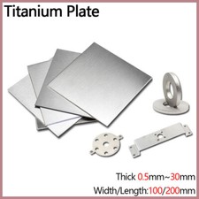 TC4 Pure Titanium Alloy Plate Square Sheet Various Size Thickness 0.5mm~30mm