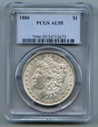 1880 Morgan Silver Dollar PCGS AU 55