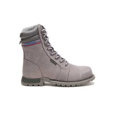 CAT Footwear Women's Waterproof Steel Toe Regular Work Boot, Frost Grey, Sizes