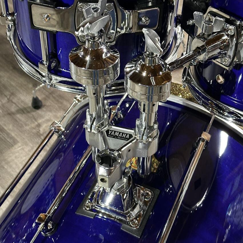 Used Premier Signia Maple 6pc Drum Set Sapphire Blue - Very Good