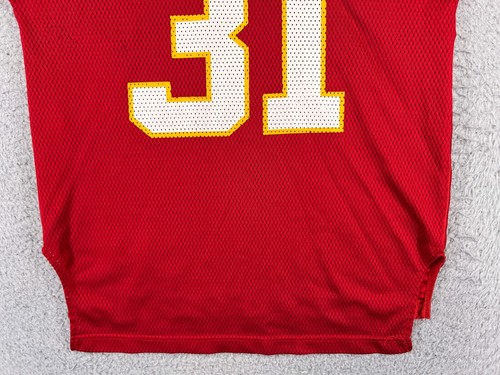 Kansas City Chiefs Football Jersey Youth Large Red #31 Priest Holmes Reebok - Picture 16 of 16