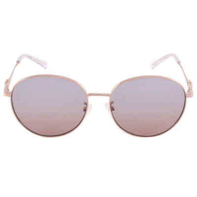 Michael Kors Alpine Clear Fifty Light Brown Gradient Round Ladies Sunglasses