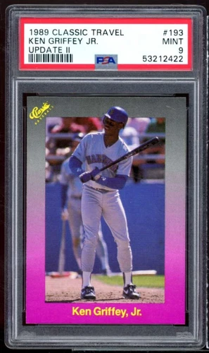 Ken Griffey Jr. Rookie Card 1989 Classic Travel #193 PSA 9