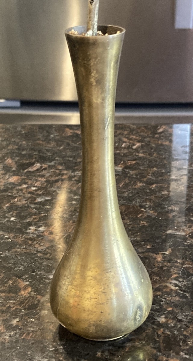VINTAGE MID-CENTURY TIFFANY & CO GILDED STERLING ROSE & BUD