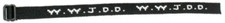 WWJDD Cosa farebbe Johnny Depp? Bracciale tessuto nero