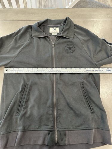 Converse All Star Chuck Taylor Herren Gr. Large Trainingsjacke Grau - Bild 5 von 11