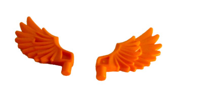 2 x LEGO  11100 Flügel für Chima Elves Vogel Feder Schwingen in orange Neu.