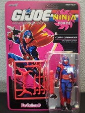 GI Joe Super7 ReAction Ninja Force COBRA COMMANDER Target Exclusive UNPUNCHED