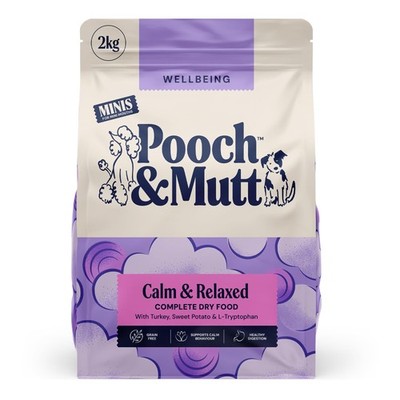 Pooch & Mutt Calm & Relaxed Minis (kleine Kroketten) Alleinfuttermittel Hundetrockenfutter