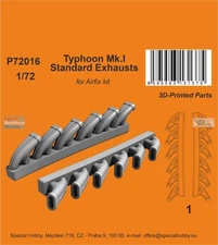 SPHP72016P 1:72 Special Hobby Typhoon Mk.I Standard Exhausts (AFX kit)