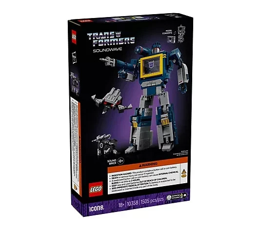 GRAN VENTA - LEGO Icons Transformers: Soundwave Model Kit Set de construcción para Foto 2 de 4