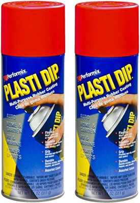Plasti Dip 2 PACK Mulit-Purpose Rubber Coating Spray RED 11oz Aerosol