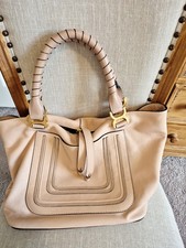 Chloe Marcie Large Bag Light Pink Leather Sho...