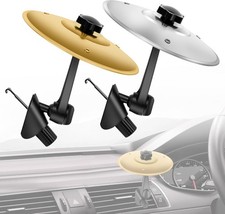 Car Cymbal 2Pcs Drum Air Vent Car Symbol Mini Crash Cymbal Music Lover Gift Set