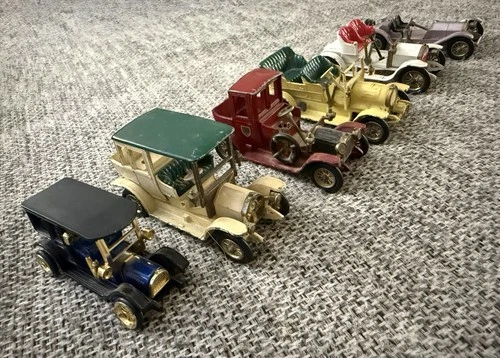 Lesney Matchbox Models of Yesteryear Vintage Toy Car Lot of 5 Made In England