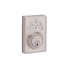 Kwikset Powerbolt Satin Nickel Zinc Electronic Deadbolt 992400-004