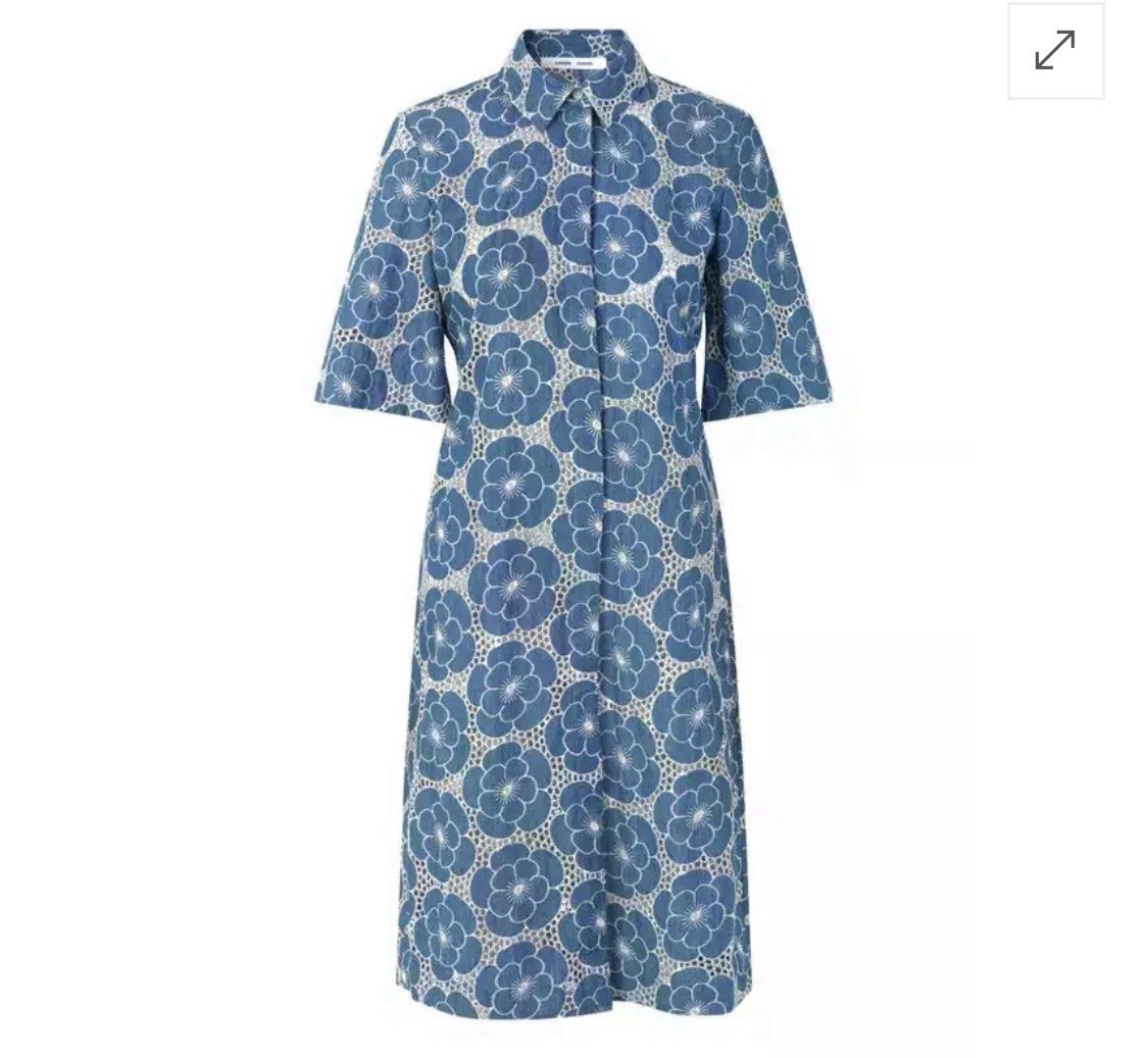 samsoe denim dress Samse Samse Saskylar Dress 15645 Medium Denim Blue XS