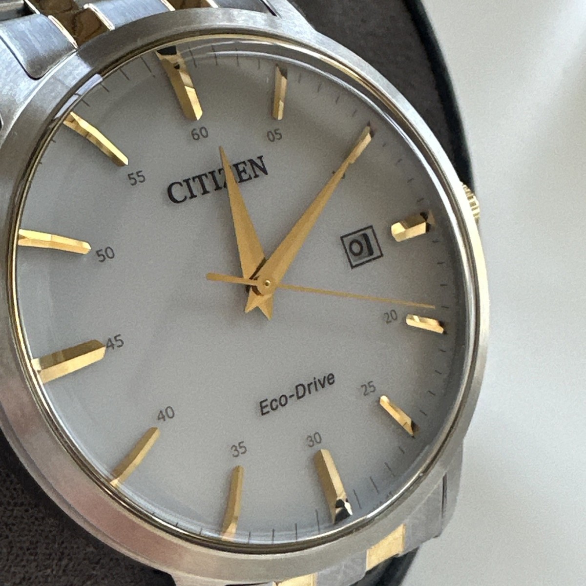 Eco-Drive Watch with Stainless Steel Strap Fold-Over Clasp Citizen Men main image 2