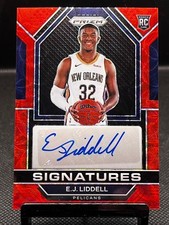 2022-23 Panini Prizm Rookie Signatures Prizms Choice #25 E.J. Liddell