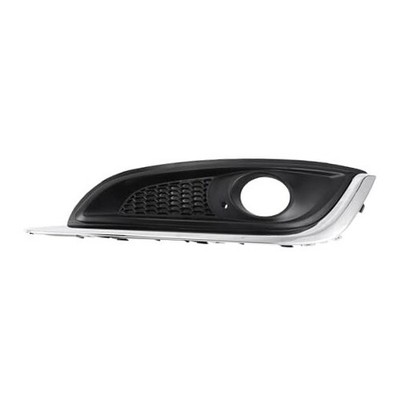 1 Pc Fog Light Grill for Buick Regal 2014-2017 ABS Black,Silver Tone Front 