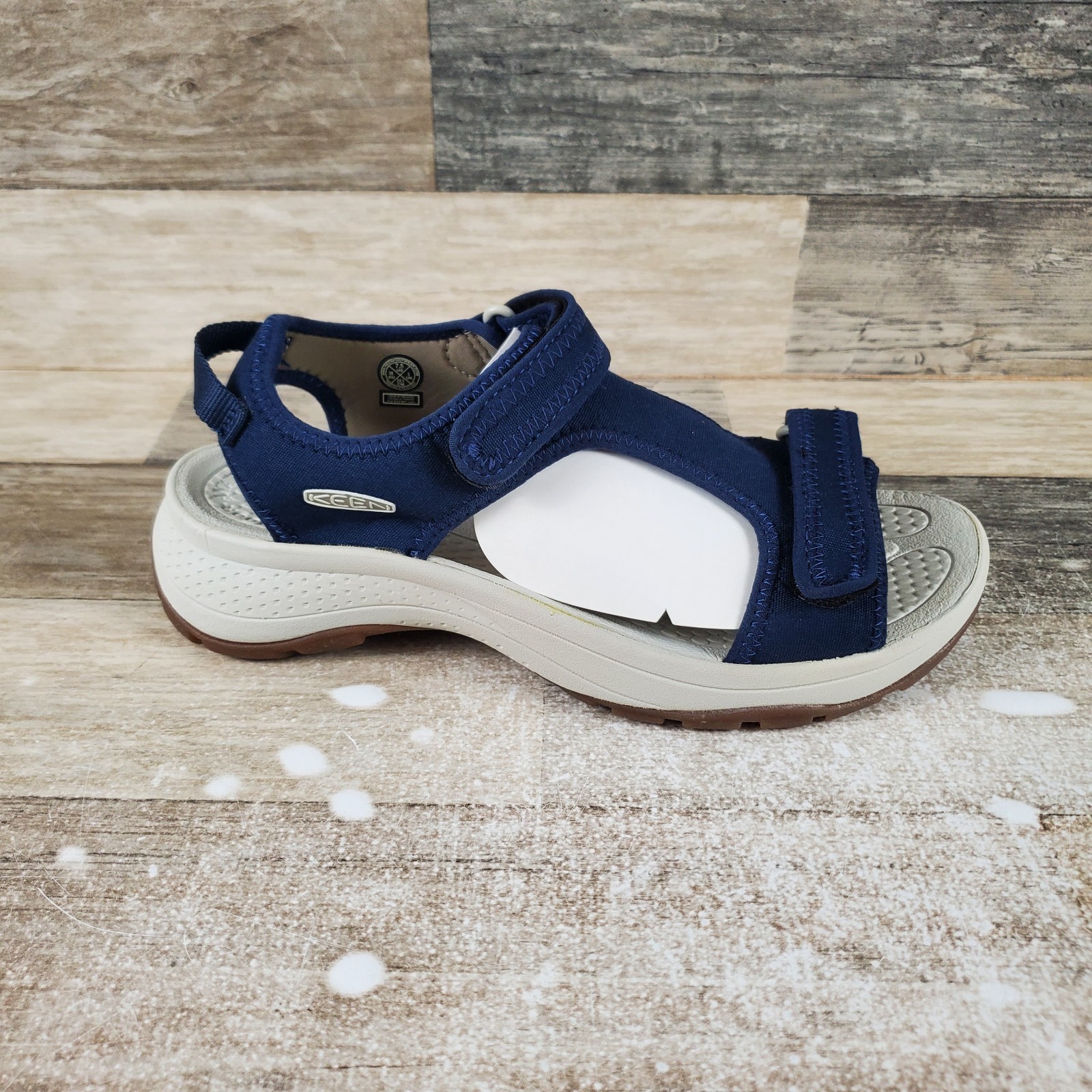 Sandali donna Keen Astoria West con cinturino a T taglia 7 5 blu navy cinturino regolabile ballerine