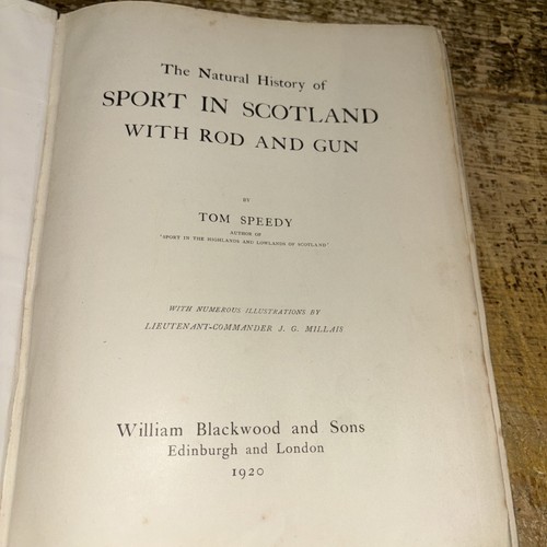 The Natural History of Sport in Scotland with Rod and Gun, Tom Speedy, 1920, 1st - Picture 6 of 14