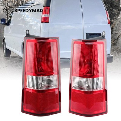 Halogen Tail Lights Assy For 2003-2023 Chevy Express/GMC Savana LH&RH Rear Lamps